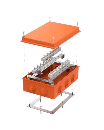 Коробка огнест. для о/п 40-0320-FR6.0-40 Е15-Е120 RAL2004 200х150х75 (5 шт/кор) Промрукав (40-0320-FR6.0-40) в Махачкале Распределительные коробки Pintop.ru