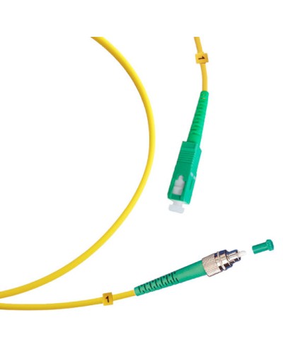 Шнур оптический simplex FC/APC-SC/APC 9/125 sm 3м LSZH Cabeus FOP(s)-9-FC/APC-SC/APC-3m в Махачкале Патч-корды оптические Pintop.ru