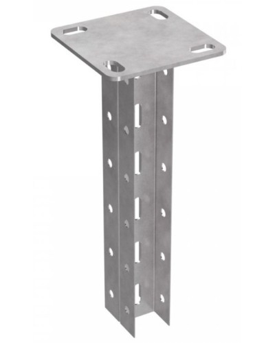 Стойка потолочная для средних нагрузок 35х30х400 пятка 120х120 Промрукав (PR08.2760) в Махачкале Аксессуары для лотков Pintop.ru