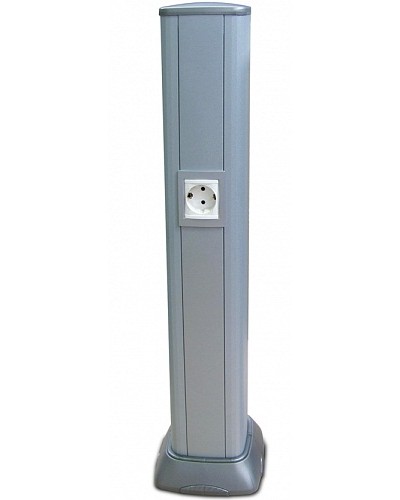 Колонна алюминевая 0,71 м, цвет темно-серебристый металлик DKC 09594 в Махачкале Аксессуары для стоек и шкафов Pintop.ru