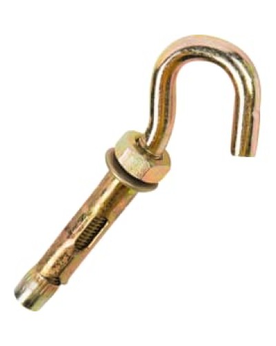 Анкерный болт с крюком М12 16x130 (100 шт/уп) ПожТехКабель (862-415) в Махачкале Крепеж Pintop.ru