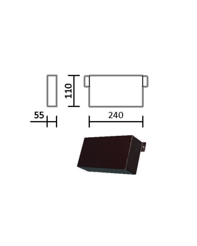 Монтажный кожух Vizit МК-400CB в Махачкале Аксессуары для многоабонентных систем Pintop.ru