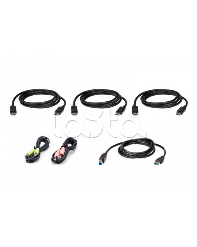 Комплект KVM-кабелей USB DisplayPort Triple Display (1.8м) ATEN 2L-7D02UDPX6 в Махачкале Видеоусилители, Модуляторы, Делители Pintop.ru