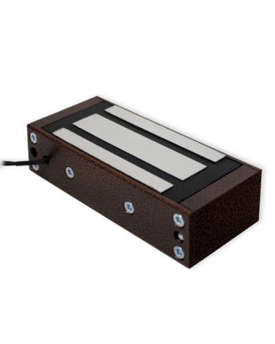 Замок электромагнитный Олевс М1-150 с планкой медный антик в Махачкале Электромагнитные замки Pintop.ru