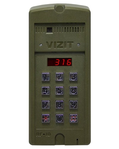 Блок вызова для совместной работы с БУД-302 Vizit БВД-316RCP в Махачкале Блоки вызова многоабонентные Pintop.ru