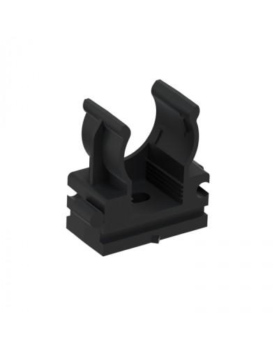 CFQ16 Держатель (клипса) для труб, для монтажного пистолета D16мм, цвет чёрный (10шт) Экопласт (41516-10BL) в Махачкале Держатели, клипсы, скобы Pintop.ru