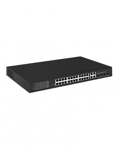 PoE коммутатор Fast Ethernet на 24 x RJ45 портов + 4 x GE Combo uplink порта NST NS-SW-24F4G-P в Махачкале Коммутаторы Pintop.ru