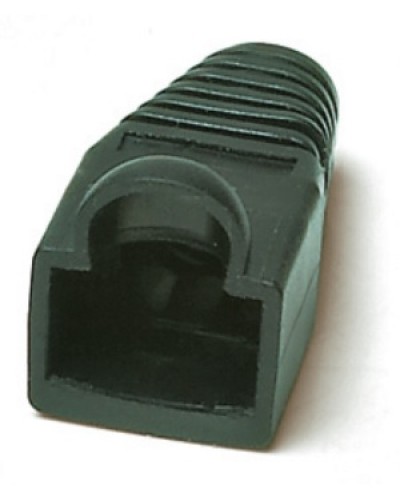 Изолирующий колпачок для разъемов RJ-45, черный (10 шт.) Hyperline BOOT-BK-10 в Махачкале Коннекторы и разъемы Pintop.ru