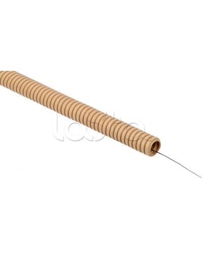 ELASTA Труба гофр. ПВХ d=20мм с зондом сосна (25м) IEK (ET-TG21-121-020-025-K34) в Махачкале Труба гофрированная Pintop.ru