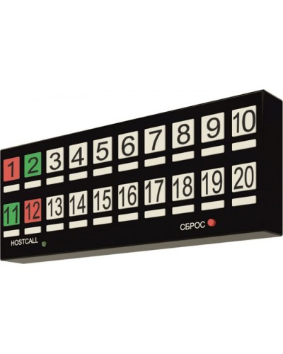 Табло отображения Hostcall MP-730W2 в Махачкале Система оповещения и трансляции Hostcall Pintop.ru