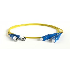 Патч-корд волоконно-оптический Hyperline FC-D2-9-SC/UR-SC/UR-H-20M-LSZH-YL