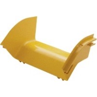 Изгиб 45° оптического лотка внешний 240 мм, желтый LANMASTER LAN-OT240-EC45