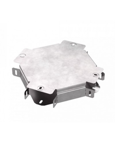 Х-образный ответвитель с крышкой Стандарт 100х50 Промрукав (PR16.0456) в Махачкале Аксессуары для лотков Pintop.ru