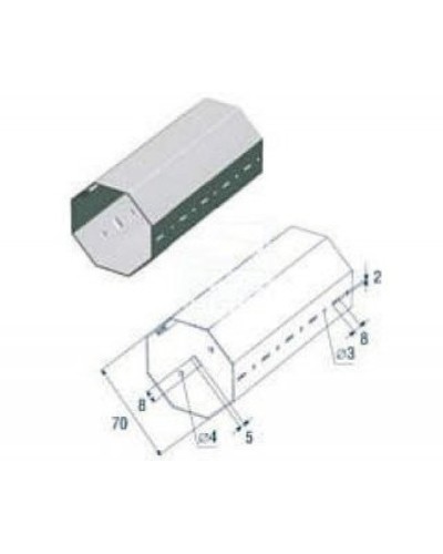 Выходной фланец G12000 Came 119RIG112 в Махачкале Запчасти для шлагбаумов и автоматики Pintop.ru