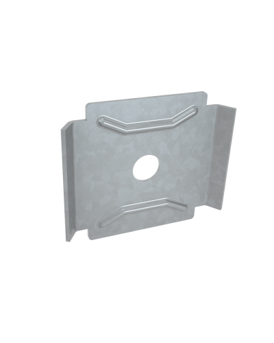 Фиксатор площадка INOX304 КМ-Профиль (FP INOX304) в Махачкале Аксессуары для лотков Pintop.ru