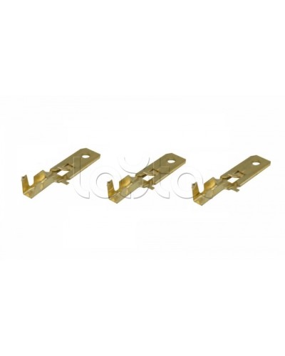 Клемма плоская 1-1.5 мм² (КП штекер - 6.3мм) (100шт/уп) REXANT 08-0911 в Махачкале Клеммные колодки Pintop.ru