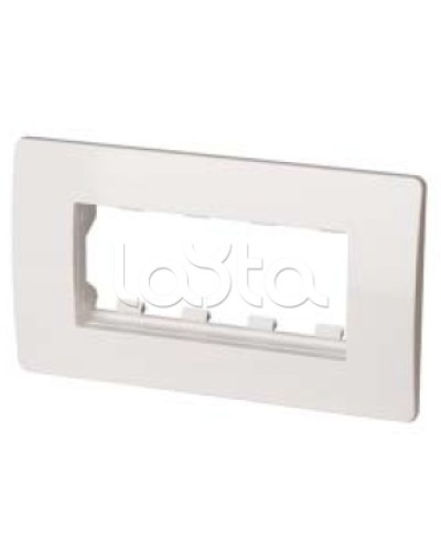 Каркас в сборе с рамкой под 4 модуля VIVA (для монтажа ЭУИ в коробки код 10143) DKC 10245 в Махачкале Аксессуары для кабель-канала Pintop.ru