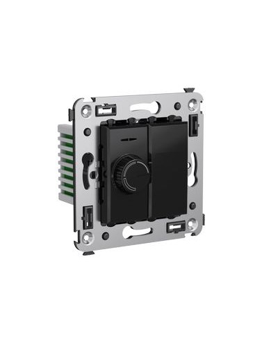 Диммер поворотный в стену, Avanti, Черный квадрат DKC 4402133 в Махачкале Аксессуары для стоек и шкафов Pintop.ru