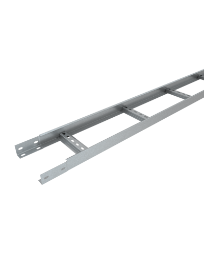 Лоток лестничный 50х100х1,2 L2500 мм Быстрый монтаж КМ-Профиль (LLS50-100-1.2-2500) в Махачкале Кабельные лотки Pintop.ru