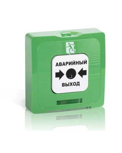 Элемент дистанционного управления Рубеж ИР 513-10 исп.1 Аварийный выход (зеленый) в Махачкале Извещатели охранные Pintop.ru