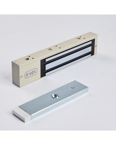 R-Lock RL-EM280-LSG - Электромагнитный замкок, 280кг, DC12/24B, цвет серый, RAL7032 (галечный серый), два датчика втроены в корпус замка: датчик Холла и магнито-контактный датчик в Махачкале Электромагнитные замки Pintop.ru