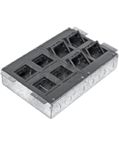 Люк в пол на 8 модулей с суппортом и коробкой Экопласт 70083 в Махачкале Системы лючков и колонн Pintop.ru