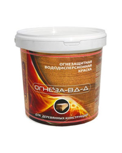 Краска огнезащитная водно-дисперсионнаявспучивающаясядля дерева Огнеза марки «ОГНЕЗА-ВД-Д» , ведро 3 кг. в Махачкале Огнезащитные краски Pintop.ru