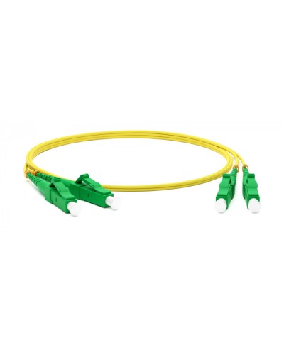 Патч-корд волоконно-оптический одномодовый SM 9/125 (OS2), LC/APC-LC/APC, duplex, LSZH, 5 м Hyperline FC-D2-9-LC/AR-LC/AR-H-5M-LSZH-YL в Махачкале Патч-корды оптические Pintop.ru