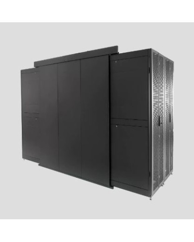 Панель задняя двухрядного коридора сплошная 48U для шкафов серии ШТК-СП-48.×.× ЦМО ЦОД-СП-Ф2-48-9005 в Махачкале Аксессуары для стоек и шкафов Pintop.ru