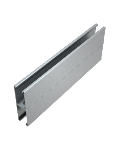 Страт-профиль двойной 41х72 L1600 мм s:1,5 HD85 КМ-профиль (2STP41-72-1600 HD85) в Махачкале Аксессуары для лотков Pintop.ru