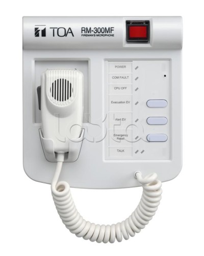 Панель микрофонная пожарная для серии VM-3000 в Махачкале Системы оповещения и трансляции TOA Pintop.ru