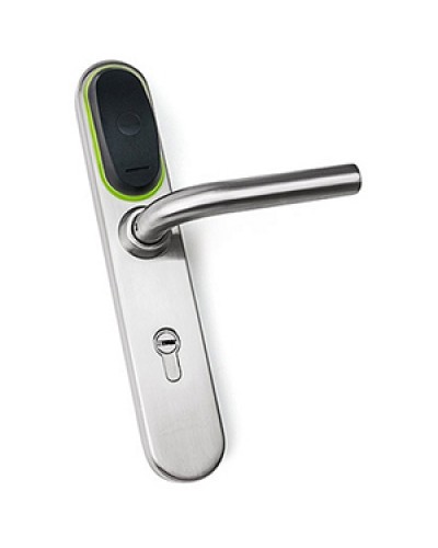 Замок электромеханический для двери IronLogic Eurolock EHT net (серебро) dd = 92 мм в Махачкале Электромеханические замки Pintop.ru