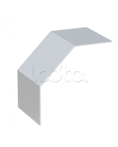 Крышка на угол 90 градусов верт. внеш. лестн. усиленная 100x400 мм (2 мм) HDZ EKF (kvoltp90100400-2-HDZ) в Махачкале Аксессуары для лотков Pintop.ru