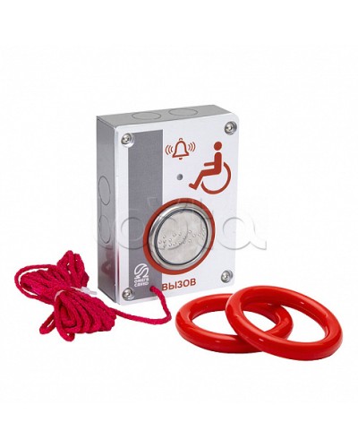 Кнопка ВЫЗОВ Омега Саунд AL-RB (исп.М4) в Махачкале Системы оповещения и управления эвакуацией Pintop.ru