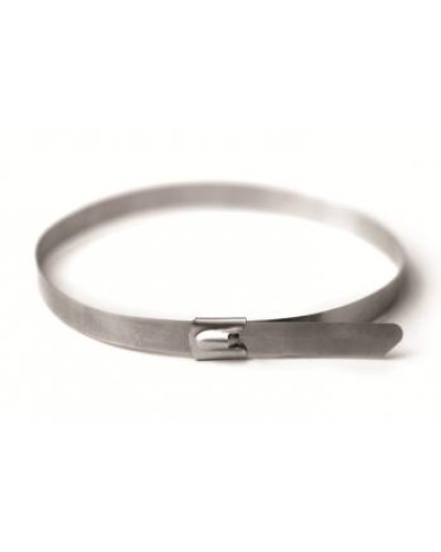 Хомут из нержавеющей стали AISI 304 8х400 DKC 27414 в Махачкале Стяжки-хомуты Pintop.ru